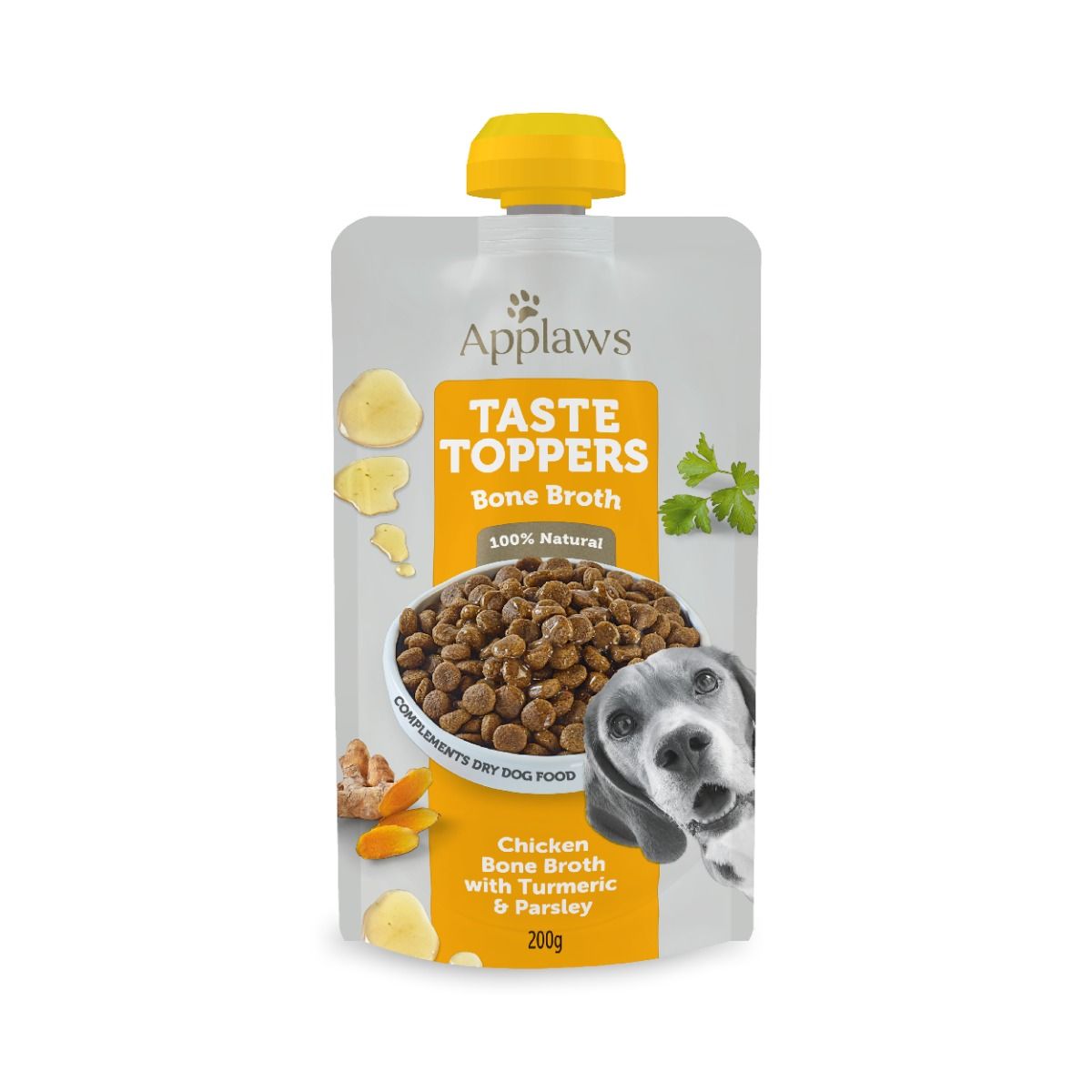 Taste Toppers Chicken Bone Broth with Turmeric & Parsley 200g