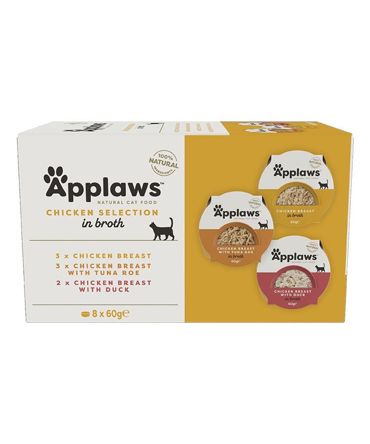 Applaws Cat Multipack Chicken Select 8 x 60g Pot