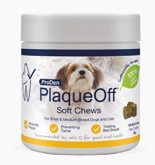 ProDen PlaqueOff Soft Chews for S/M Dogs - 120 chews, 90 g