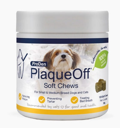 ProDen PlaqueOff Soft Chews for S/M Dogs - 120 chews, 90 g