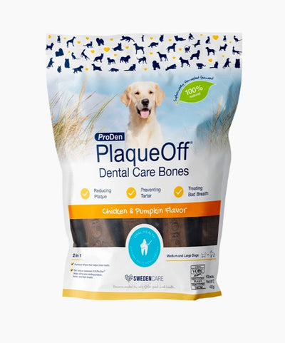 ProDen PlaqueOff Dental Care Bones - Chicken & Pumpkin 482 g