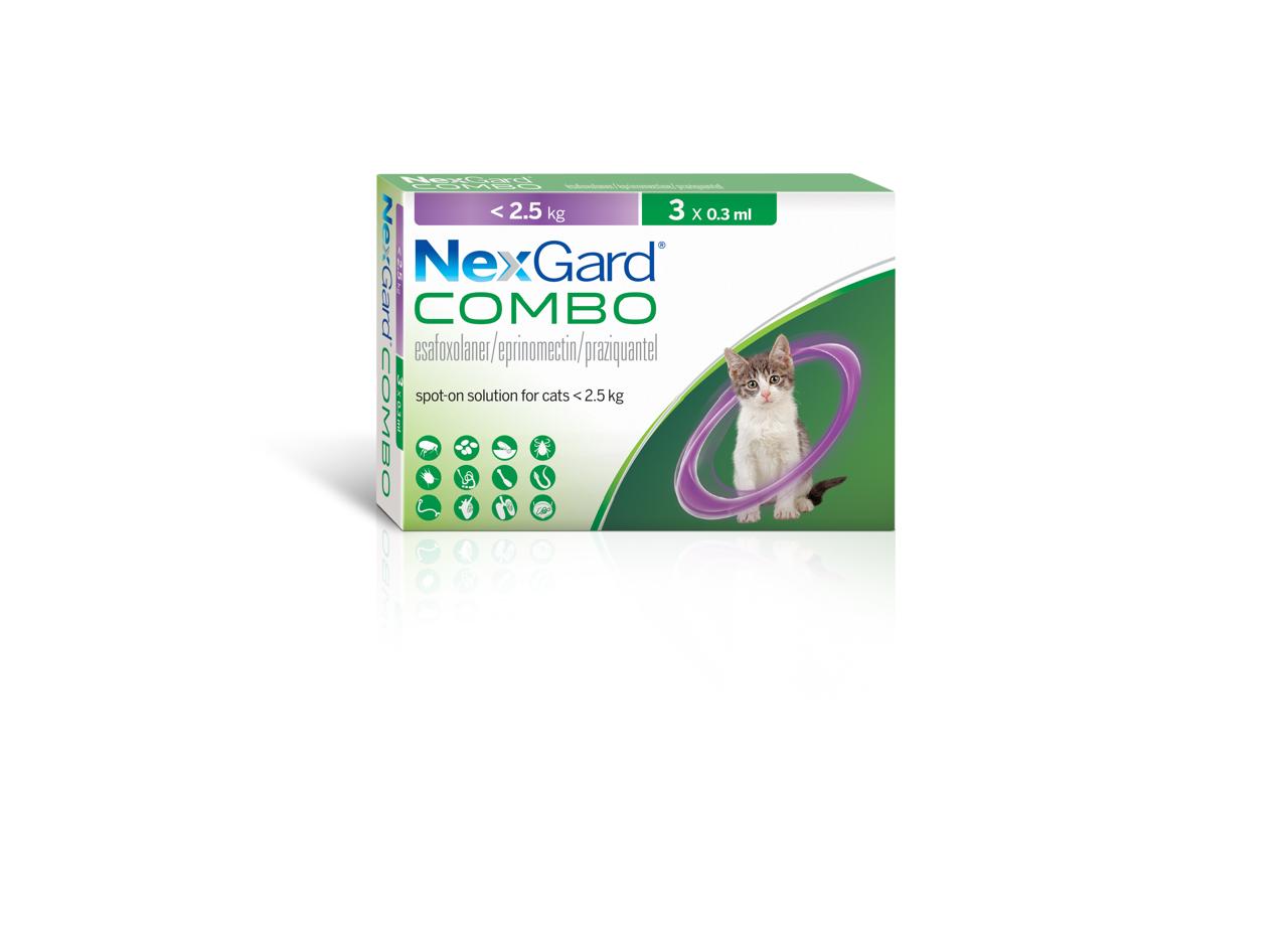 Nexgard Combo <2.5kg spot on (3 pipettes)