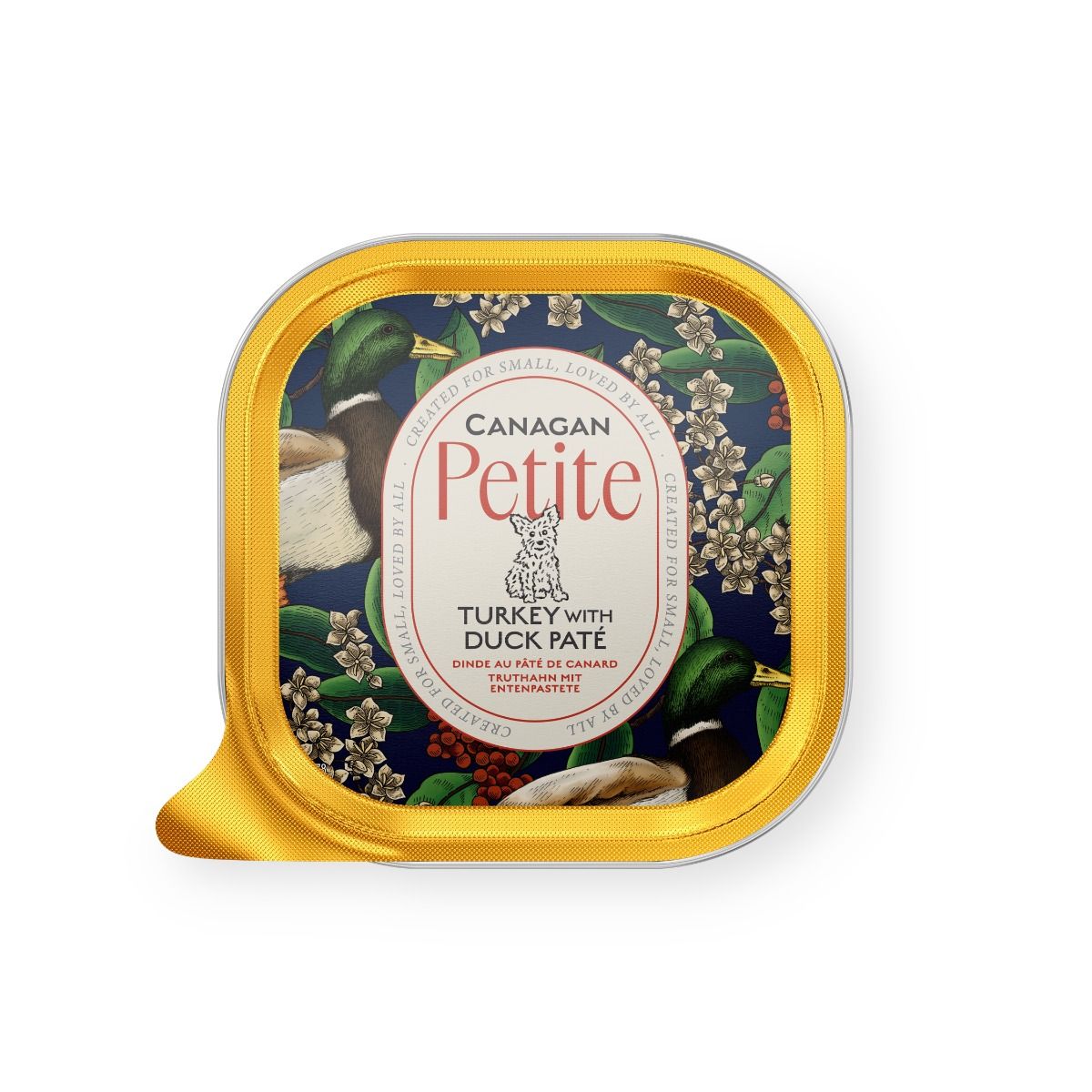 Petite Turkey With Duck Pate Small Wet Dog Food 100g