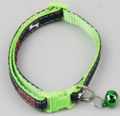 PETS CLUB ADJUSTABLE CAT COLLAR WITH BELL