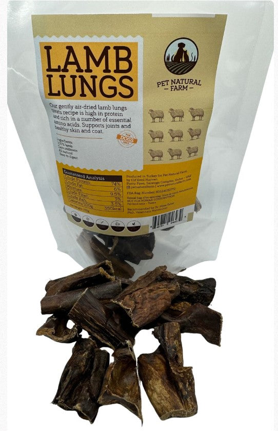 Lamb Lungs Treats 100g