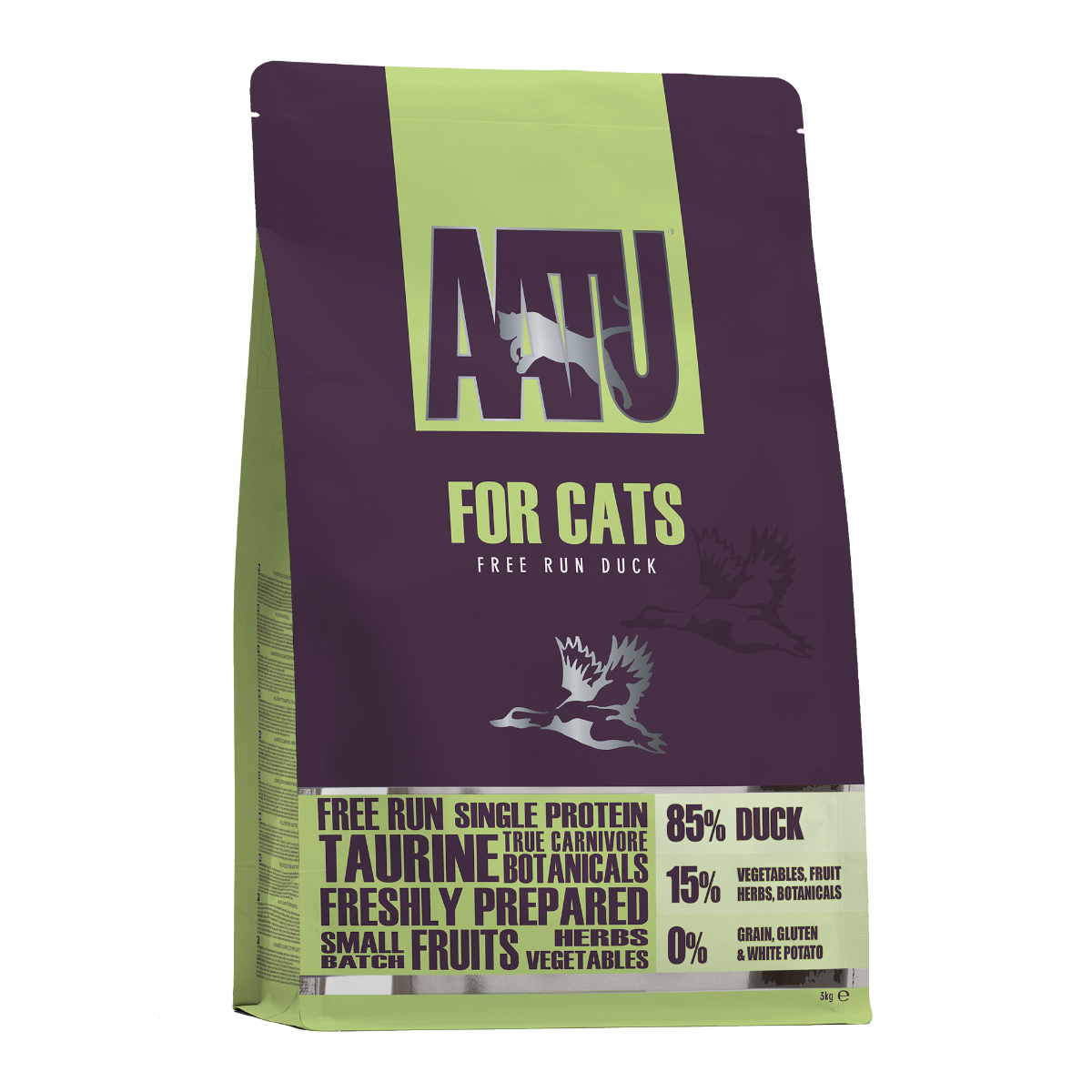 Free Run Duck Dry Cat Food 3kg