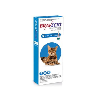 Spot-On for medium cats >2.8-6.25kg (1 pipette)