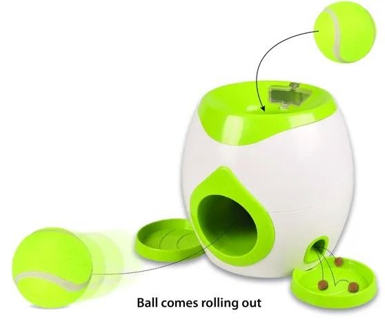 Wilson Interactive Fetch & Treat  + Tennis Ball 18cm Dog Toy