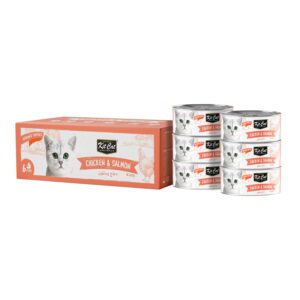 Deboned Chicken & Salmon Toppers 6x50g