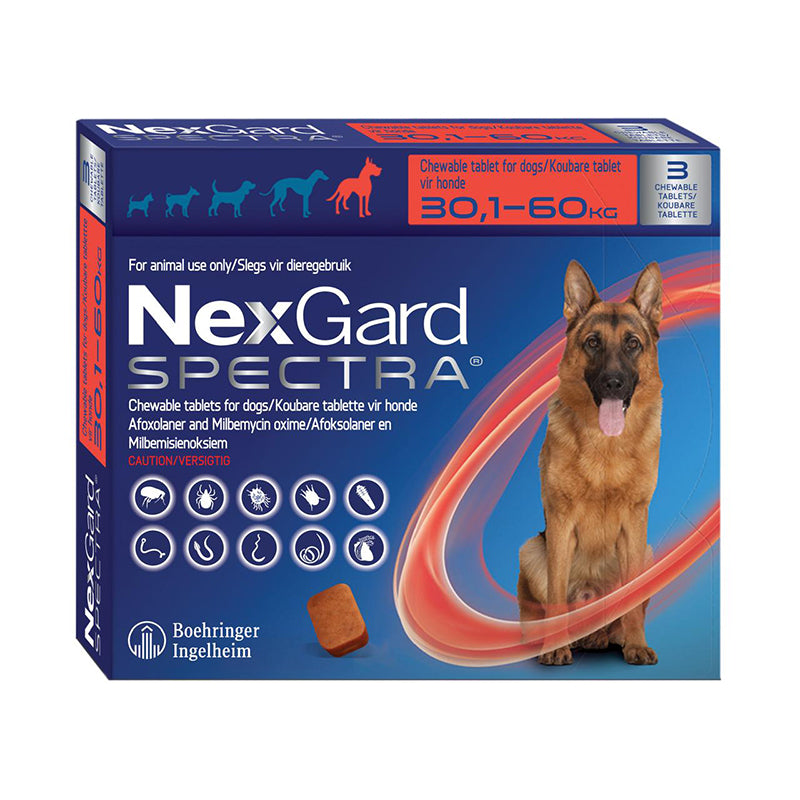 Nexgard Spectra 30.1-60kg extra large dog (3 tabs)