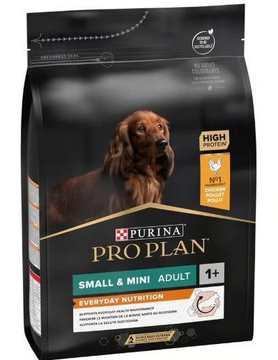 Small & Mini Adult Dry Dog Food Everyday Nutrition Chicken 3kg