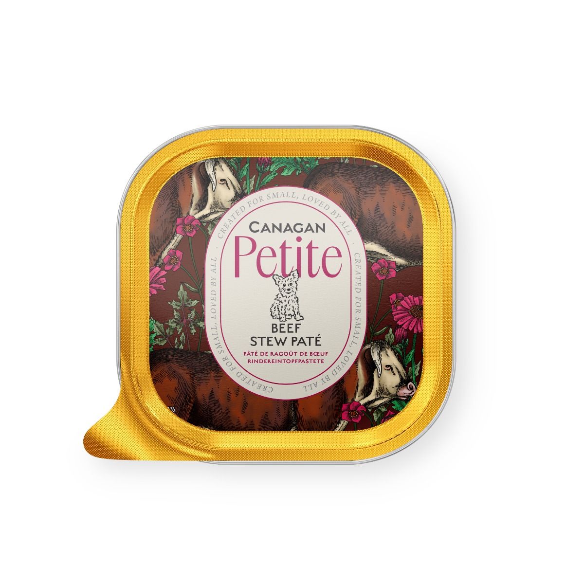 Petite Beef Stew Pate Small Wet Dog Food 100g
