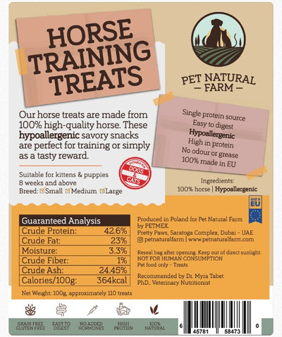 Horse Training Treats for Cats & Dogs 100g