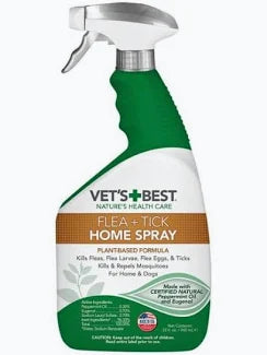 Flea & Tick Plant-Based Formula Home & Dog Spray 32oz