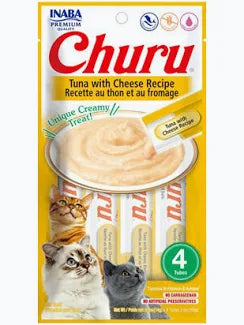 Inaba Churu Tuna with Cheese Recipe 56g (4 Tubes)